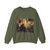 DECAMPS, Alexandre Gabriel - The Monkey Painter (Artwork) Crewneck Sweatshirt