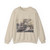 DAVID,Jacques-Louis - View of the Tiber and Castel St Angelo (Artwork) Crewneck Sweatshirt