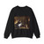 DELACROIX, EUGENE - Arab Horses Fighting in a Stable (Artwork) Crewneck Sweatshirt