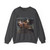 DELACROIX, EUGENE - Christ on the Lake of Gennezaret (sketch) (Artwork) Crewneck Sweatshirt