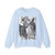 DELACROIX, EUGENE - Faust Trying to Seduce Margarete  d (Artwork) Crewneck Sweatshirt