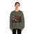 FYT, Jan - A Peacock in a Landscape with Roosters,Turkeys, Ducks a Heron and a Parrot (Artwork) Crewneck Sweatshirt