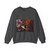 FYT, Jan - A Peacock in a Landscape with Roosters,Turkeys, Ducks a Heron and a Parrot (Artwork) Crewneck Sweatshirt