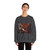 FYT, Jan - A Peacock in a Landscape with Roosters,Turkeys, Ducks a Heron and a Parrot (Artwork) Crewneck Sweatshirt