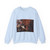 FYT, Jan - A Peacock in a Landscape with Roosters,Turkeys, Ducks a Heron and a Parrot (Artwork) Crewneck Sweatshirt