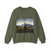 FRIEDRICH, Caspar David - Village Landscape in Morning Light (The Lone Tree) (Artwork) Crewneck Sweatshirt