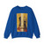 GIOTTO di Bondone - Ognissanti Madonna (detail)3 (Artwork) Crewneck Sweatshirt