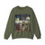 GIOTTO di Bondone - 13. Institution of the Crib at Greccio (Artwork) Crewneck Sweatshirt
