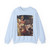 GIOTTO di Bondone - 10. Entry into Jerusalem (detail) (Artwork) Crewneck Sweatshirt
