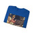 GIOTTO di Bondone - 10. Entry into Jerusalem (detail) (Artwork) Crewneck Sweatshirt