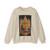 FRANCESCO di Vannucio - Crucifixion with Donor (Artwork) Crewneck Sweatshirt