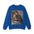 GIOTTO di Bondone - Allegory of Chastity (detail)2 (Artwork) Crewneck Sweatshirt