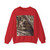 GIOTTO di Bondone - Allegory of Chastity (detail)2 (Artwork) Crewneck Sweatshirt