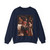 FRANCOIS, Guy - Holy Family with St Bruno and St Elisabeth (Artwork) Crewneck Sweatshirt