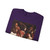 FRANCOIS, Guy - Holy Family with St Bruno and St Elisabeth (Artwork) Crewneck Sweatshirt