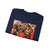 DURER, Albrecht - The Adoration of the Trinity (detail)3 (Artwork) Crewneck Sweatshirt