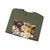 ELIAERTS, Jan Frans - Bouquet of Flowers in a Sculpted Vase (detail) (Artwork) Crewneck Sweatshirt