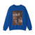 GHIRLANDAIO, Domenico -1.leftt wall- Birth of Mary (detail) (Artwork) Crewneck Sweatshirt