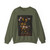 ESPINOSA, Juan de - Still-Life with a Shell Fountain, Fruit and Flowers (Artwork) Crewneck Sweatshirt