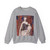 FOUQUET, Jean - Virgin and Child Surrounded by Angels (Artwork) Crewneck Sweatshirt