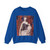 FOUQUET, Jean - Virgin and Child Surrounded by Angels (Artwork) Crewneck Sweatshirt