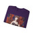 FOUQUET, Jean - Virgin and Child Surrounded by Angels (Artwork) Crewneck Sweatshirt