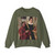 FOUQUET, Jean - Estienne Chevalier with St Stephen (Artwork) Crewneck Sweatshirt