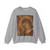 CIMABUE - -madonna- The Madonna in Majesty (detail)2 (Artwork) Crewneck Sweatshirt