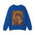 CIMABUE - -madonna- The Madonna in Majesty (detail)2 (Artwork) Crewneck Sweatshirt