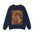 CIMABUE - -madonna- The Madonna in Majesty (detail)2 (Artwork) Crewneck Sweatshirt