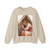 MICHELANGELO, Buonarroti - Ancestors of Christ (detail)2 (Artwork) Crewneck Sweatshirt