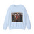 MEMLING, Hans -late- Triptych of the Family Moreel (central panel) (Artwork) Crewneck Sweatshirt