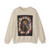 BRUEGHEL, Abraham - Garland of Flowers (Artwork) Crewneck Sweatshirt