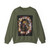 BRUEGHEL, Abraham - Garland of Flowers (Artwork) Crewneck Sweatshirt