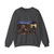 CASTELLANO, Manuel - Horses in a Courtyard by the Bullring before the Bullfight, Madrid (Artwork) Crewneck Sweatshirt