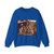 BRUEGHEL, Pieter the Younger - Peasants Making Merry outside a Tavern 'The Swan' (Artwork) Crewneck Sweatshirt