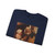 BRUEGHEL, Pieter the Younger - Proverbs (detail)3 (Artwork) Crewneck Sweatshirt