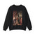 CARRACCI, Annibale - Madonna Enthroned with St Matthew (Artwork) Crewneck Sweatshirt