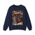 BOSCH, Hieronymus - Triptych of Temptation of St Anthony (left wing)4 (Artwork) Crewneck Sweatshirt