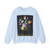 BOSSCHAERT, Ambrosius the Elder - Flowers in a Glass Vase (Artwork) Crewneck Sweatshirt
