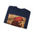 BRUEGEL, Pieter the Elder - 10.peasant life - Peasant Wedding (detail)6 (Artwork) Crewneck Sweatshirt