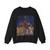 LORENZETTI, Ambrogio  - Good and Bad-Allegory of the Good Government (left view, detail) (Artwork) Crewneck Sweatshirt