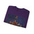 LORENZETTI, Ambrogio  - Good and Bad-Allegory of the Good Government (left view, detail) (Artwork) Crewneck Sweatshirt