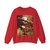 BRUEGEL, Pieter the Elder - 10.peasant life - The Land of Cockaigne (detail) (Artwork) Crewneck Sweatshirt