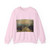 MONET, Claude - Sun Setting Over the Seine at Lavacourt Winter Effect (Artwork) Crewneck Sweatshirt