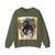 MONET, Claude - Self Portrait in His Atelier (Artwork) Crewneck Sweatshirt