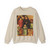 BRUEGEL, Pieter the Elder - 02 - Children's Games - detail (15) (Artwork) Crewneck Sweatshirt