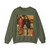 BRUEGEL, Pieter the Elder - 02 - Children's Games - detail (15) (Artwork) Crewneck Sweatshirt
