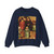 BRUEGEL, Pieter the Elder - 02 - Children's Games - detail (15) (Artwork) Crewneck Sweatshirt