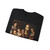 LLANOS, Fernando - Virgin and Child with the Infant St John the Baptist, Attended by Angels (Artwork) Crewneck Sweatshirt